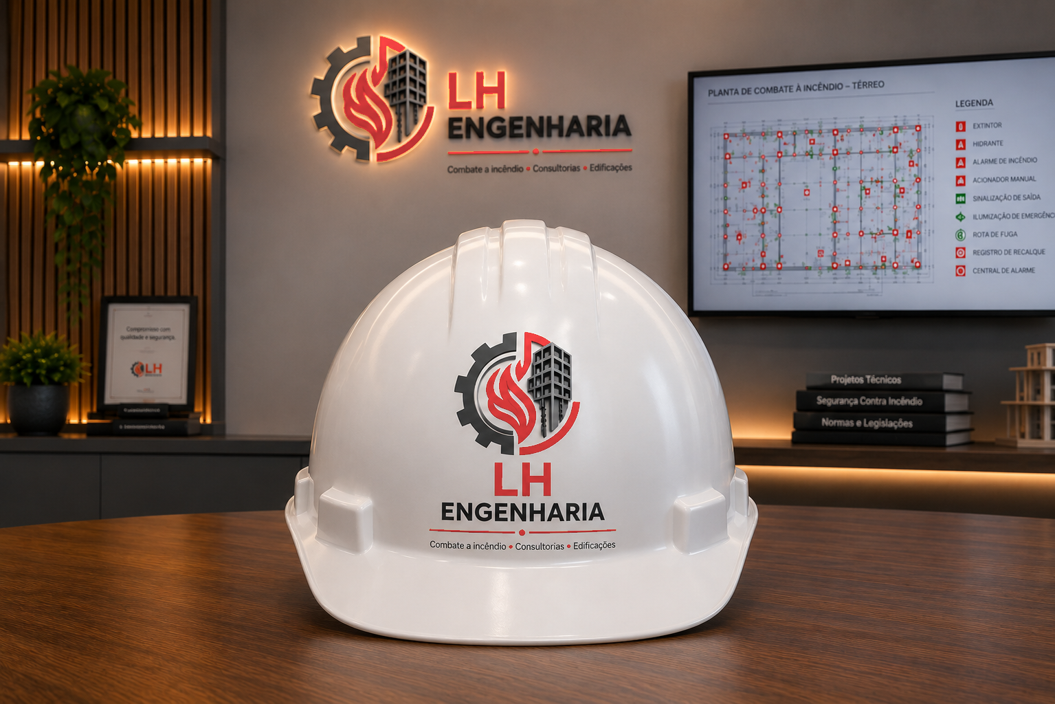 Capacete LH Engenharia